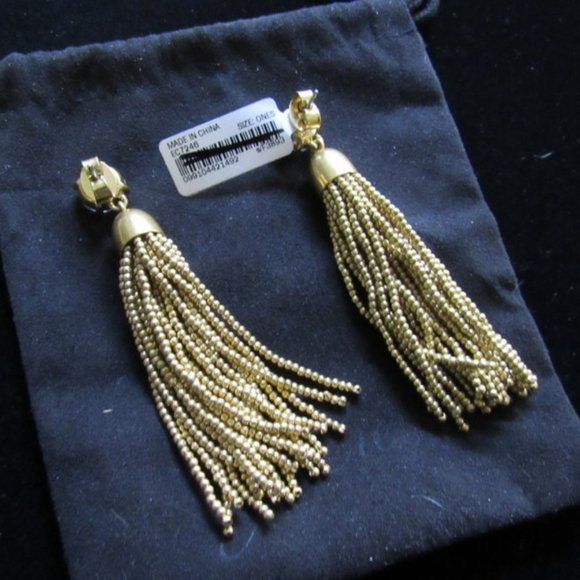 J CREW EARINGS.  3 INCHES. NWT. - Picture 3 of 3